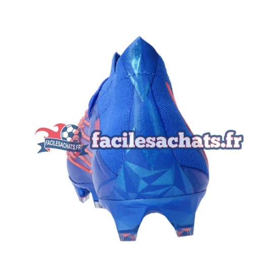 Adidas Predator EDGE.1 FG Sapphire Edge Rouge Bleu Chaussures de Football