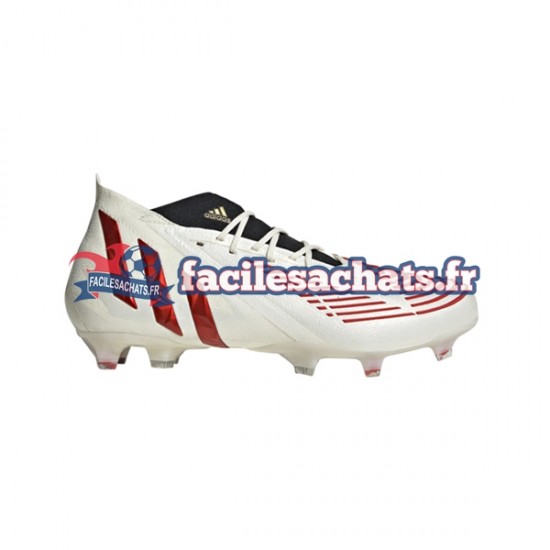 Adidas Predator EDGE.1 FG Showdown Rouge Or Blanc Chaussures de Football