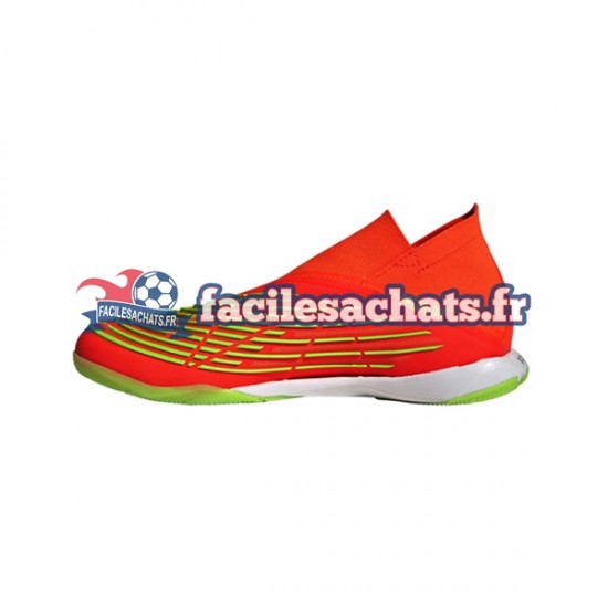 Adidas Predator EDGE.1 IN Game Data Rouge Vert Chaussures de Football