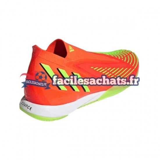 Adidas Predator EDGE.1 IN Game Data Rouge Vert Chaussures de Football