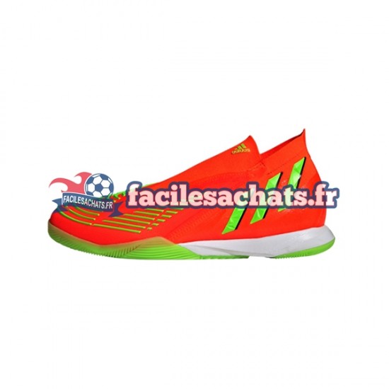 Adidas Predator EDGE.1 IN Game Data Rouge Vert Chaussures de Football