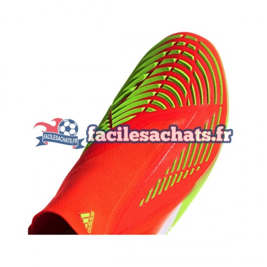 Adidas Predator EDGE.1 IN Game Data Rouge Vert Chaussures de Football