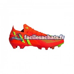 Adidas Predator EDGE.1 L AG Game Data Rouge Vert Chaussures de Football