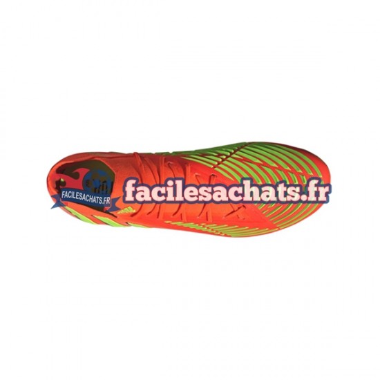 Adidas Predator EDGE.1 L AG Game Data Rouge Vert Chaussures de Football