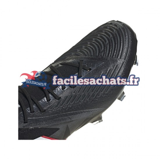 Adidas Predator EDGE.1 L FG Edge of Darkness Noir Chaussures de Football