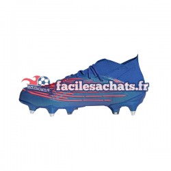Adidas Predator EDGE.1 SG Sapphire Edge Rouge Bleu Chaussures de Football