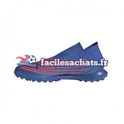 Adidas Predator EDGE.1 TF Sapphire Edge Rouge Bleu Chaussures de Football