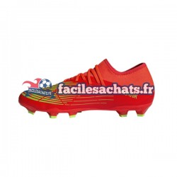 Adidas Predator EDGE.3 L FG Game Data Rouge Vert Chaussures de Football