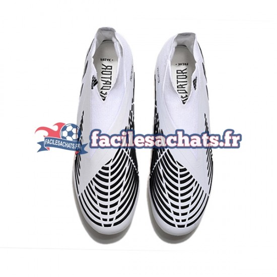 Adidas Predator Edge Geometric FG Blanc Noir Chaussures de Football