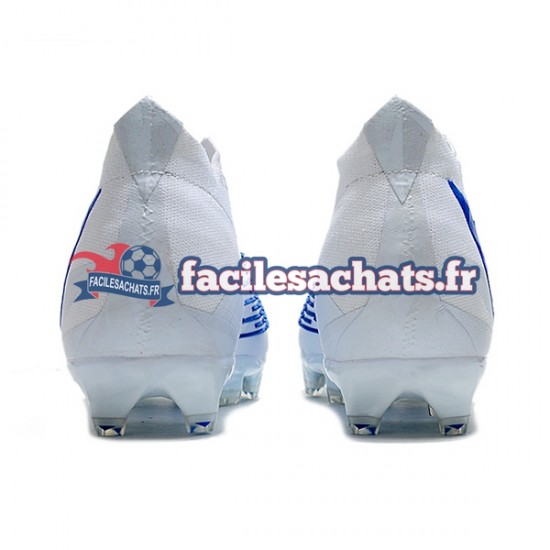 Adidas Predator Edge Geometric FG Bleu Blanc Chaussures de Football
