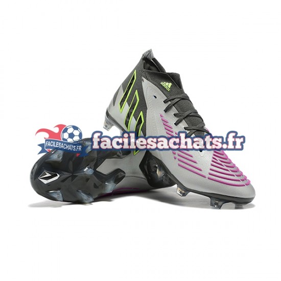Adidas Predator Edge Geometric.1 FG Violet Blanc Chaussures de Football