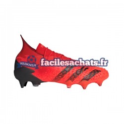 Adidas Predator FREAK.1 SG Meteorite Rouge Noir Chaussures de Football