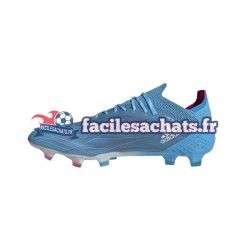 Adidas X SPEEDFLOW.1 FG Sapphire Edge Rose Bleu Blanc Chaussures de Football