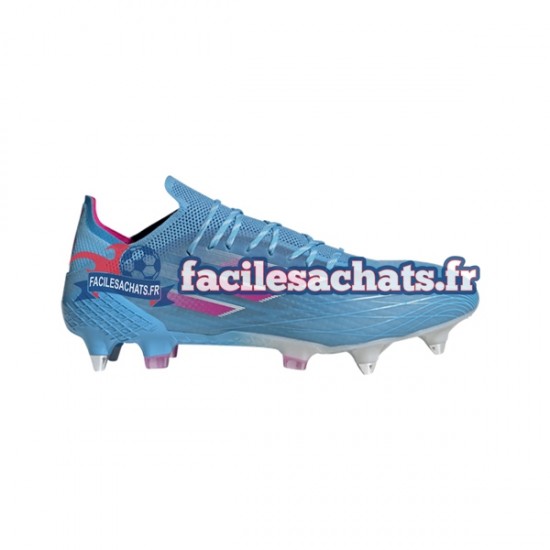 Adidas X SPEEDFLOW.1 SG Sapphire Edge Rose Bleu Blanc Chaussures de Football