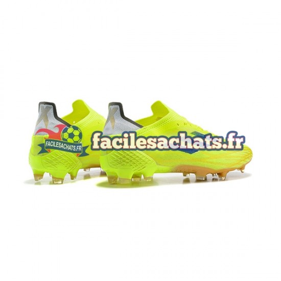 Adidas X Speed flow FG Or Vert Chaussures de Football