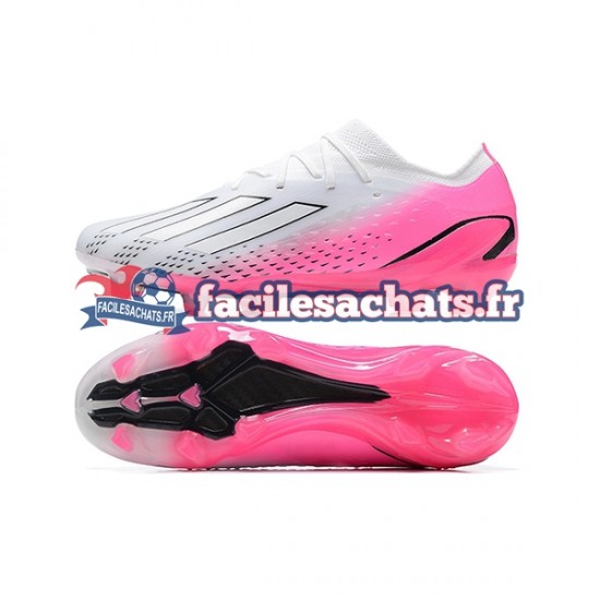 Adidas X Speedportal .1 VM 2022 FG Rose Blanc Chaussures de Football