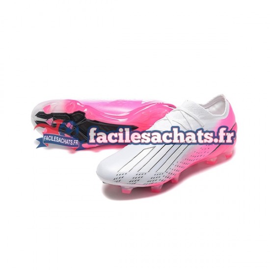 Adidas X Speedportal .1 VM 2022 FG Rose Blanc Chaussures de Football