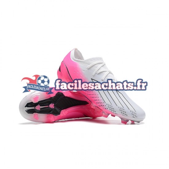 Adidas X Speedportal .1 VM 2022 FG Rose Blanc Chaussures de Football