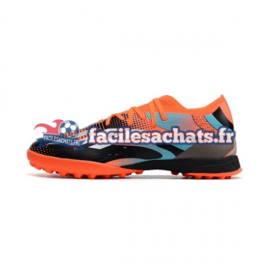 Adidas X Speedportal.1 TF Orange Bleu Noir Chaussures de Football