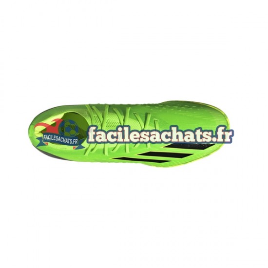 Adidas X Speedportal.1 TF Game Data Vert Noir Chaussures de Football