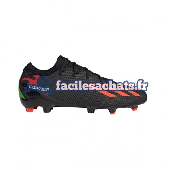 Adidas X Speedportal.3 FG Shadowportal Rouge Vert Noir Chaussures de Football