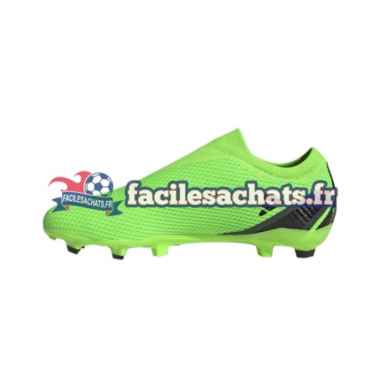 Adidas X Speedportal.3 LL FG Game Data Vert Noir Chaussures de Football