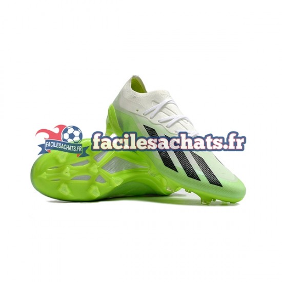 Adidas X23 .1 FG Blanc Vert Noir Chaussures de Football