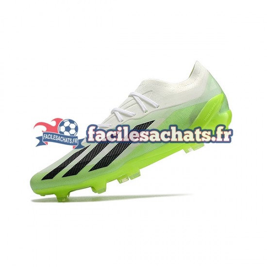 Adidas X23 .1 FG Blanc Vert Noir Chaussures de Football