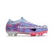 Nike Air Zoom Mercurial IX Elite FG Violet Rouge Bleu Chaussures de Football
