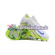 Nike Air Zoom Mercurial IX Elite FG Blanc Vert Chaussures de Football