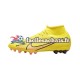 Nike Air Zoom Mercurial Superfly IX Academy AG AG Lucent Rose Jaune Chaussures de Football