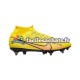 Nike Air Zoom Mercurial Superfly IX Academy SG Pro Lucent AC Rose Jaune Chaussures de Football