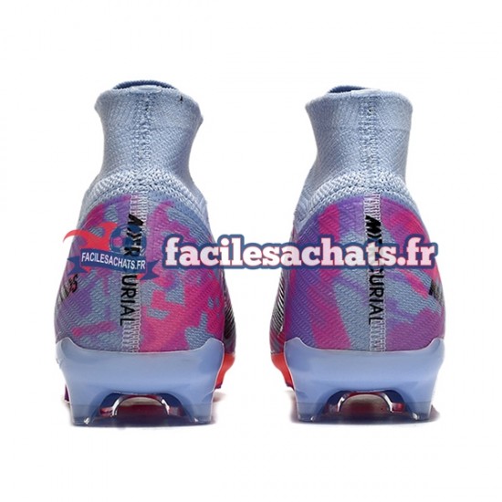 Nike Air Zoom Mercurial Superfly IX Elite FG Violet Chaussures de Football