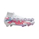 Nike Air Zoom Mercurial Superfly IX Elite FG Rouge Blanc Chaussures de Football