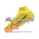 Nike Air Zoom Mercurial Superfly IX Elite FG Orange Jaune Chaussures de Football