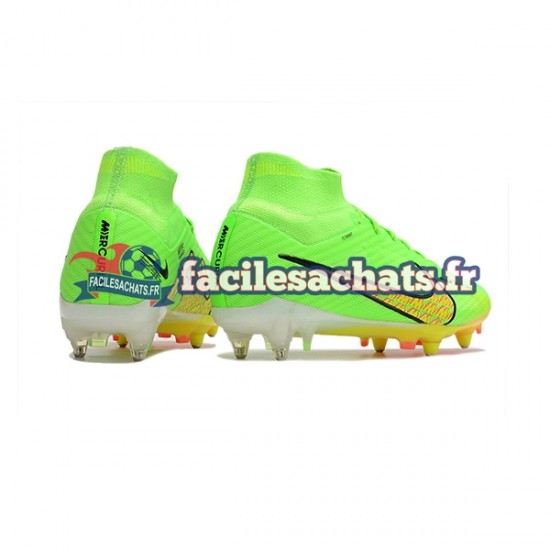 Nike Air Zoom Mercurial Superfly IX Elite SG Vert Chaussures de Football