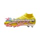 Nike Air Zoom Mercurial Superfly IX Pro AG Pro AG Pro Lucent Rose Jaune Chaussures de Football