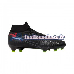 Nike Air Zoom Mercurial Superfly IX Shadow Pro FG Gris Noir Chaussures de Football