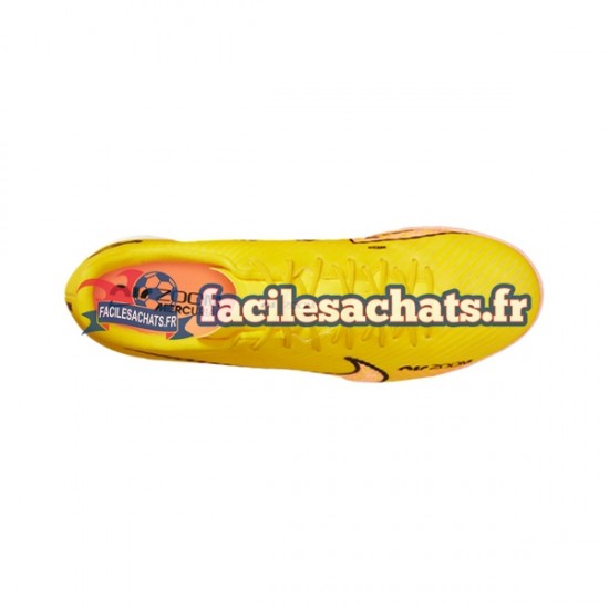 Nike Air Zoom Mercurial Vapor XV Academy IC Halle Lucent Rose Jaune Chaussures de Football