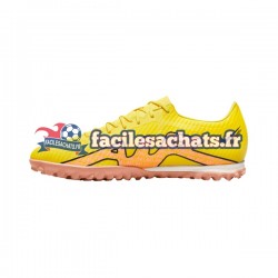 Nike Air Zoom Mercurial Vapor XV Academy TF Lucent Rose Jaune Chaussures de Football