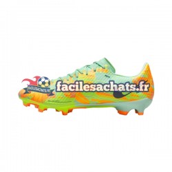 Nike Air Zoom Mercurial Vapor XV Bonded Academy FGMG Bleu Vert Chaussures de Football