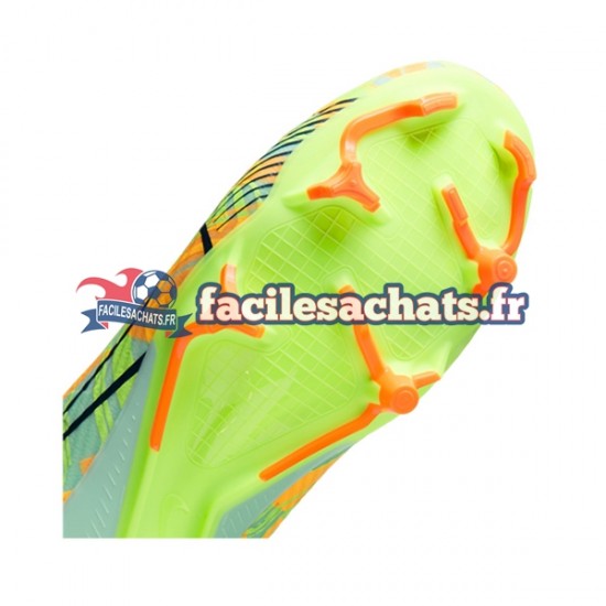 Nike Air Zoom Mercurial Vapor XV Bonded Academy FGMG Bleu Vert Chaussures de Football