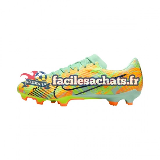 Nike Air Zoom Mercurial Vapor XV Bonded Academy FGMG Bleu Vert Chaussures de Football