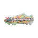 Nike Air Zoom Mercurial Vapor XV Bonded Elite FG Bleu Vert Chaussures de Football