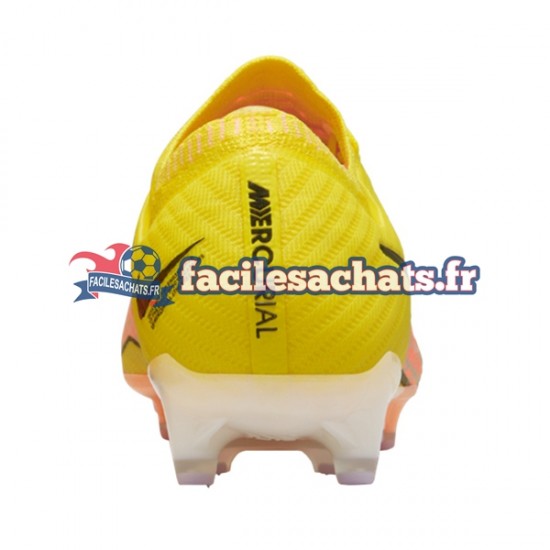 Nike Air Zoom Mercurial Vapor XV Elite AG Pro Lucent Rose Jaune Chaussures de Football