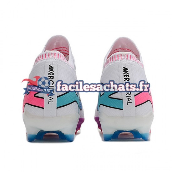Nike Air Zoom Mercurial Vapor XV Elite AG Violet Rose Blanc Chaussures de Football