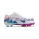 Nike Air Zoom Mercurial Vapor XV Elite AG Violet Rose Blanc Chaussures de Football