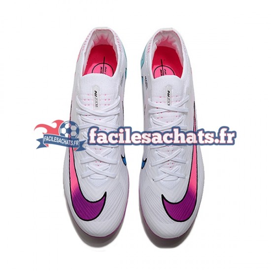 Nike Air Zoom Mercurial Vapor XV Elite AG Violet Rose Blanc Chaussures de Football