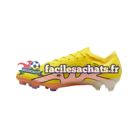 Nike Air Zoom Mercurial Vapor XV Elite FG Lucent Rose Jaune Chaussures de Football