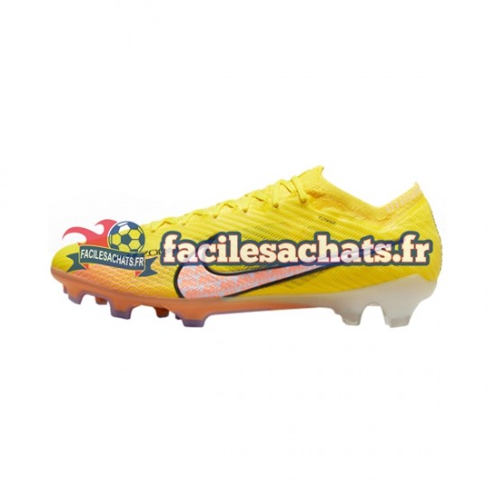 Nike Air Zoom Mercurial Vapor XV Elite FG Lucent Rose Jaune Chaussures de Football